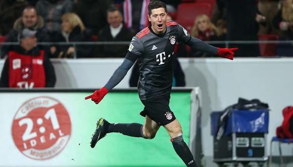Robert Lewandowski es sinónimo de gol y lo demuestra partido a partido con el Bayern Munich (Foto: Getty Images)