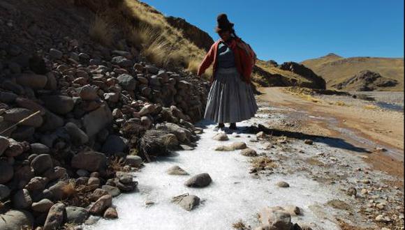 Las zonas altas de Puno figuran entre las más afectadas por las heladas.