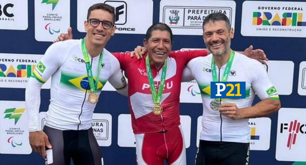 ¡Orgullo peruano! Israel Hilario ganó la medalla de oro en la Copa Brasil de Paraciclismo en Ruta 2023
