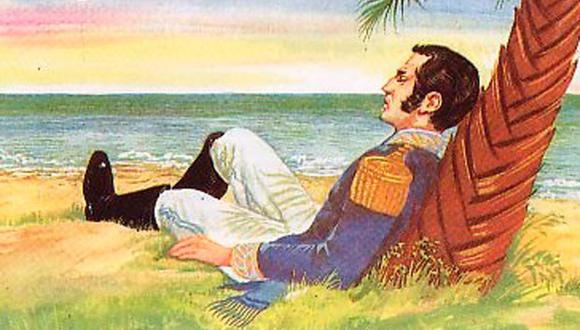 "Volviendo a San Martín, tras su desembarco en Paracas, el 8 de setiembre de 1820, el prócer argentino desplegó una profusa campaña publicitaria para convencer a los peruanos de plegarse a la causa emancipadora".