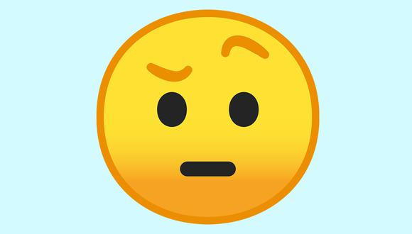 ¿Te has dado cuenta del emoji con la ceja levantada? ¿Sabes qué significa realmente? (Foto: Emojipedia)