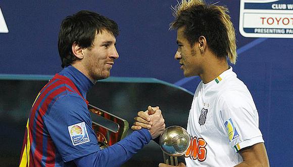 Neymar se llevó el tercer lugar entre los mejores jugadores, tras Messi y Xavi. (Reuters)