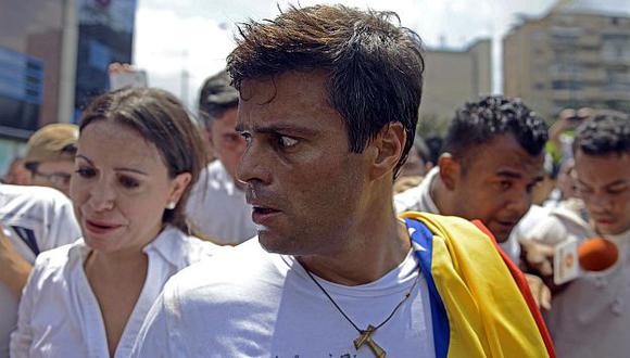 Leopoldo López ha perdido 15 kilos por cumplir su huelga de hambre. (AFP)