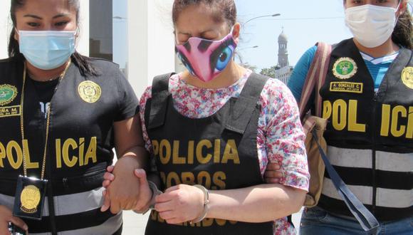 Raquel Milagritos León Goicochea tiene orden de detención preliminar por 72 horas.