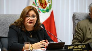 Janet Sánchez reitera que no renunciará a Ética: "No he cometido ninguna falta"