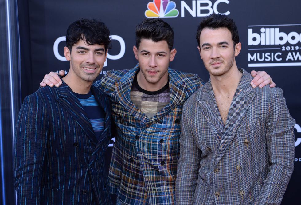 The Jonas brothers en Billboard Music Awards 2019. (AFP)
