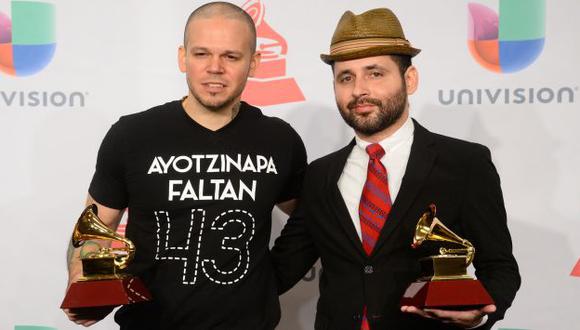 Calle 13 habló del caso Ayotzinapa en los Grammy Latinos. (AP/Mexico Noticias Online 2)