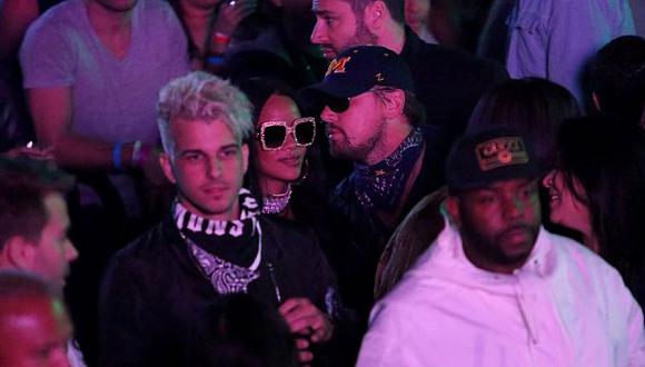 Rihanna y Leonardo DiCaprio fueron captados juntos en Festival de Música de Coachella. (Getty Images)