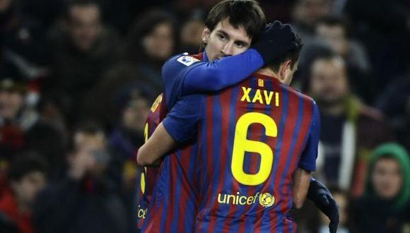 La dupla Messi-Xavi funcionó a la perfección. (Reuters)
