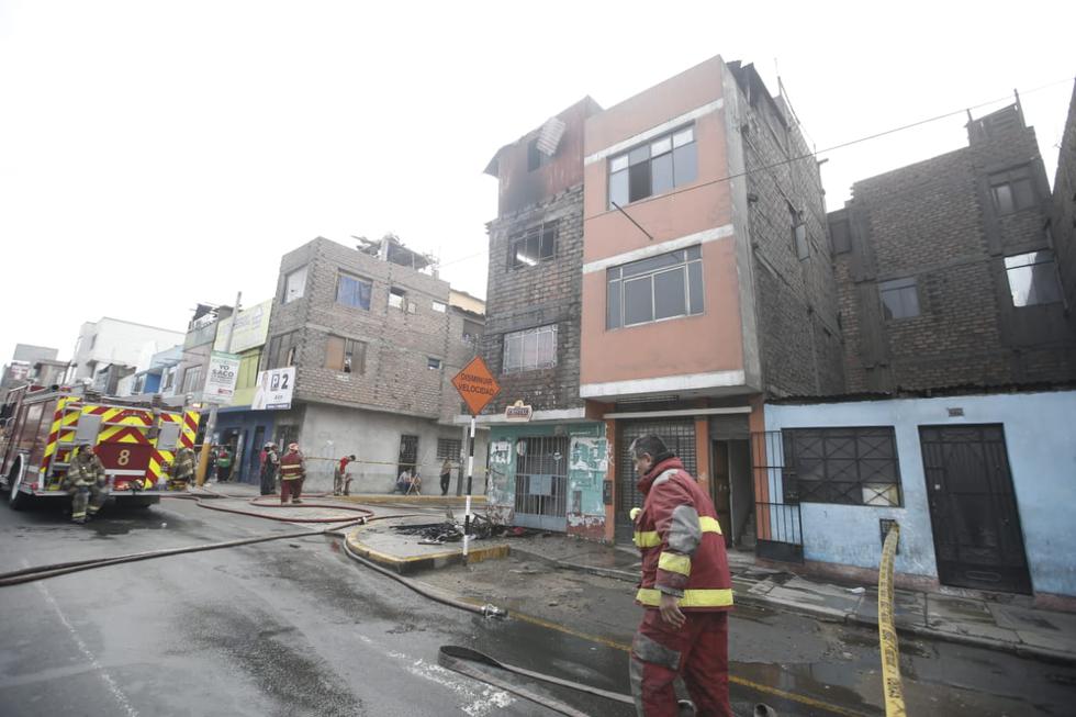 Reportan incendio en El Agustino. (Mario Zapata Nieto/GEC)