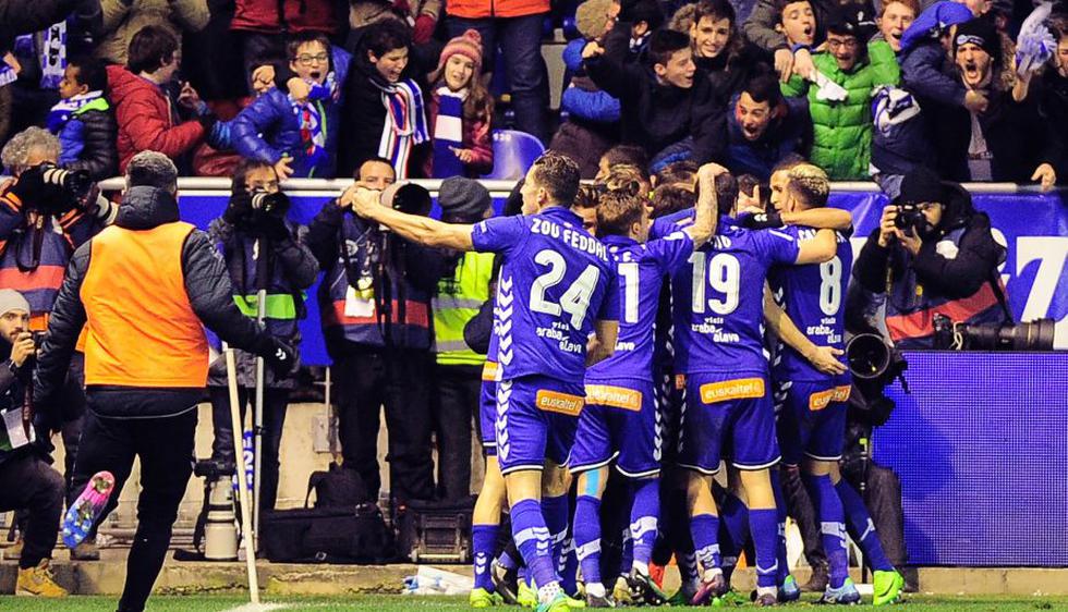 Alavés venció 1-0 al Celta de Vigo y logró histórica clasificación a la final de la Copa del Rey. (AFP)