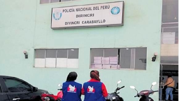 Escena del delito. Policía femenina fue víctima de violación de la intimidad en los servicios higiénicos de la Depincri de Carabayllo. (Defensoría del Pueblo)