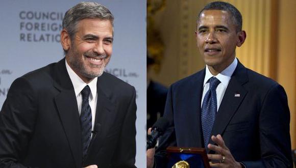 Clooney es un fiel seguidor del mandatario. (AP)