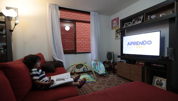 Latina, ATV, América TV, Panamericana TV y Global transmitirán los programas del plan “Aprendo en casa”. (Foto: Hugo Perez)