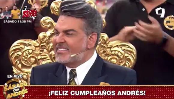 Andrés Hurtado hace cruel broma a su equipo de producción. (Foto: Captura Panamericana TV).