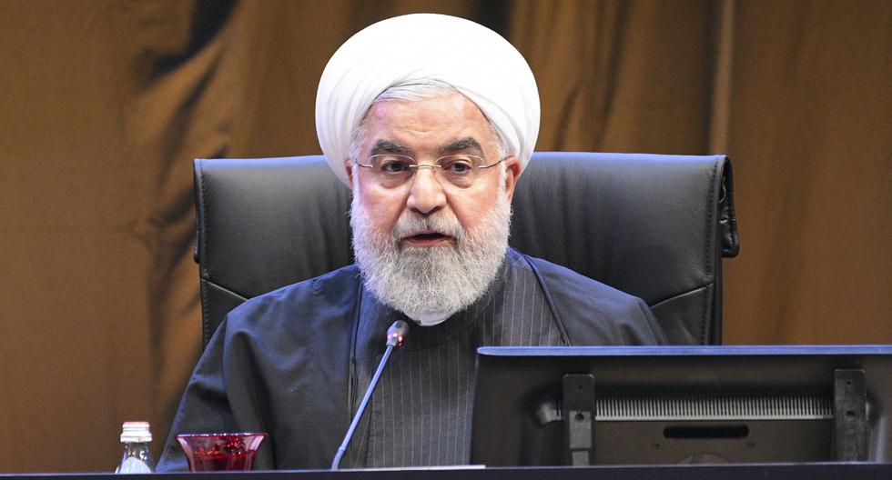 “La nación iraní debe estar orgullosa de su personal médico y sus servidores”, dijo Hassan Rouhani y subrayó que su país no tiene ninguna escasez en productos alimenticios y de higiene. (EFE).