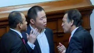 Kenji Fujimori fue encarado así por Miguel Torres y Héctor Becerril [VIDEO]