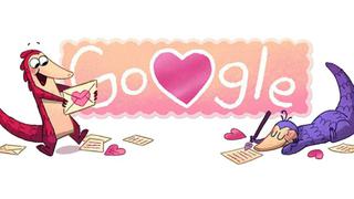 San Valentín: Google dedica su doodle al pangolín en peligro de extinción