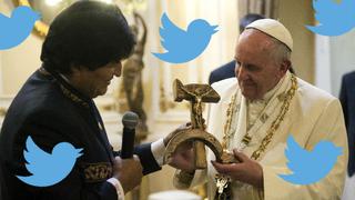 Evo Morales: Su polémico regalo al papa Francisco no fue pasado por alto en Twitter