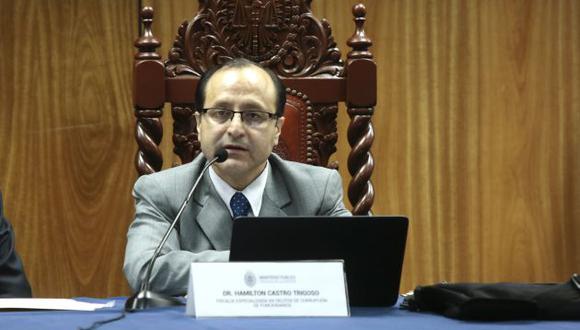El fiscal Hamilton Castro asegura que para antes de fin de año se presentará el expediente completo del caso Alejandro Toledo. (Perú21)