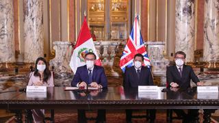 Perú suscribió acuerdo Gobierno a Gobierno con el Reino Unido para la reconstrucción 