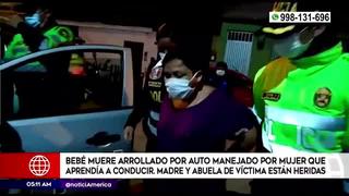 El Agustino: Mujer que aprendía a conducir atropelló a bebé de dos meses