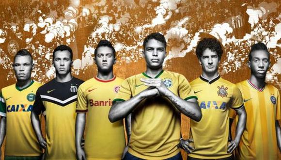Brasil 2014: Clubes como el Corinthians y el Santos comparten el mismo color. (Difusión)