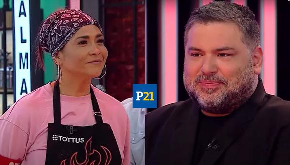 Javier Masías llenó de elogios a Katia Palma tras ser eliminada de 'El Gran Chef Famosos'. (Foto: Latina TV)