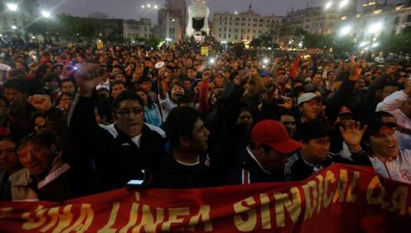 El 73% de peruanos coincide en que el Gobierno debe ceder a las exigencias de las huelgas. (César Campos)