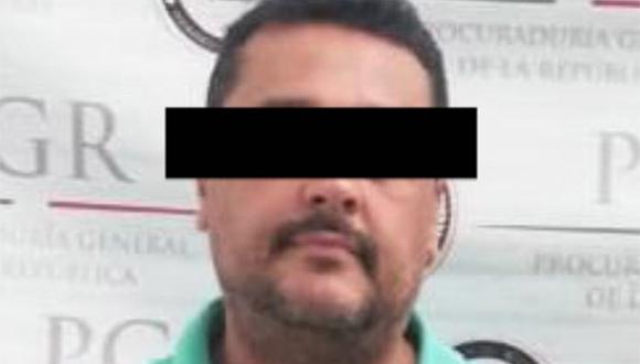 Según medios locales, el detenido es Jesús Contreras, alias el Canasto. (Foto: PGR México / @PGR_mx)