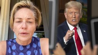 Sharon Stone arremete contra Trump: “No voten por un asesino” [VIDEO]