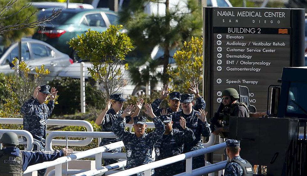 San Diego: Tiroteo reportado en hospital naval resultó ser falsa alarma. (Reuters)