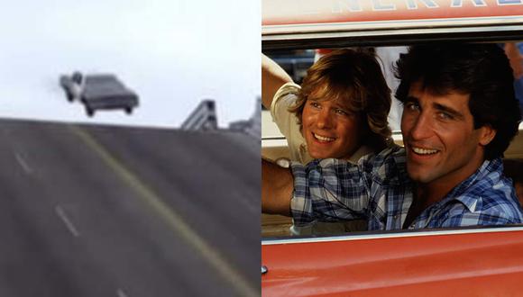 Un conductor creyó que se encontraba en una película de acción y saltó un puente levadizo con su auto a toda velocidad. | Crédito: Click On Detroit | Local 4 | WDIV / IMDB.