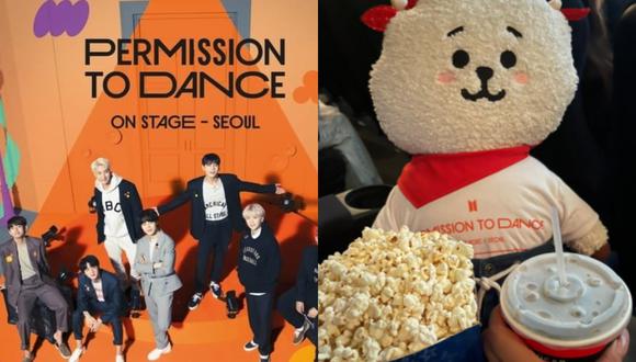BTS presentó Permission To Dance on Stage 2022 desde Seúl y pudo ser visto en Perú a través de las salas de cine. (Foto: BTS/@CopitoSweet).