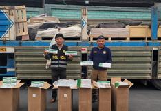 Pucusana: Policía incauta 100 mil soles en cigarrillos ‘bamba’ en camión de carga