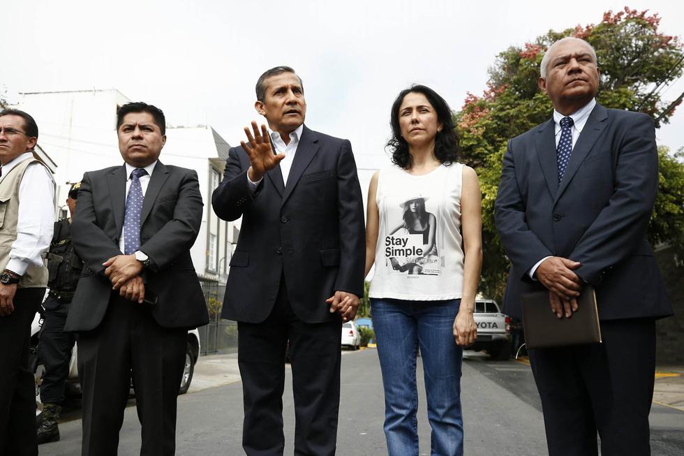 Ollanta Humala y Nadine Heredia calificaron de "desproporcionada" la incautación ordenada contra sus bienes. (Piko Tamashiro)