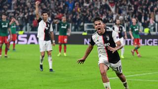 Con doblete de Dybala, Juventus remonta y gana 2-1 a Lokomotiv por la Champions League 