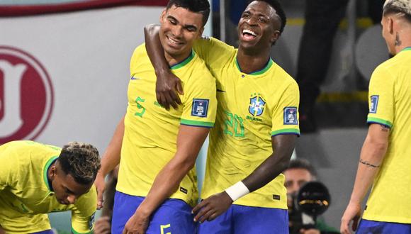 Casemiro se convirtió en el salvador del partido y anotó el único gol para la selección de Brasil (Foto: AFP)