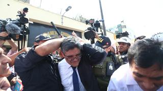 José Domingo Pérez acudió a denunciar agresiones de simpatizantes fujimoristas en comisaría de Chorrillos