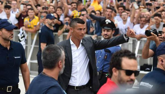 Cristiano Ronaldo firmó cuatro temporadas por Juventus (Foto: AFP).