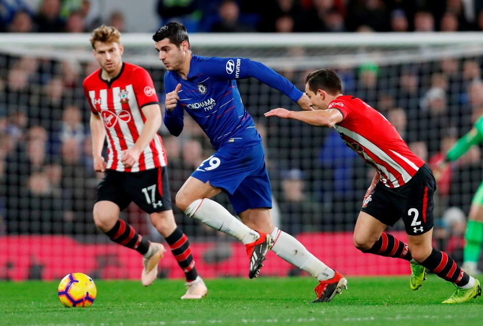 Chelsea igualó sin goles con el Southampton por la Premier League. (Reuters)