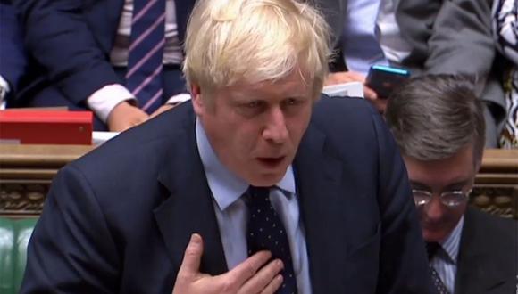 Boris Johnson perdió votación en el Parlamento. Su única salida es pedir elecciones anticipadas. (Foto: AFP)