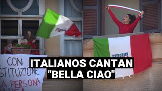 “Bella Ciao” suena en los balcones de Italia por el 'Día de la Liberación’ 