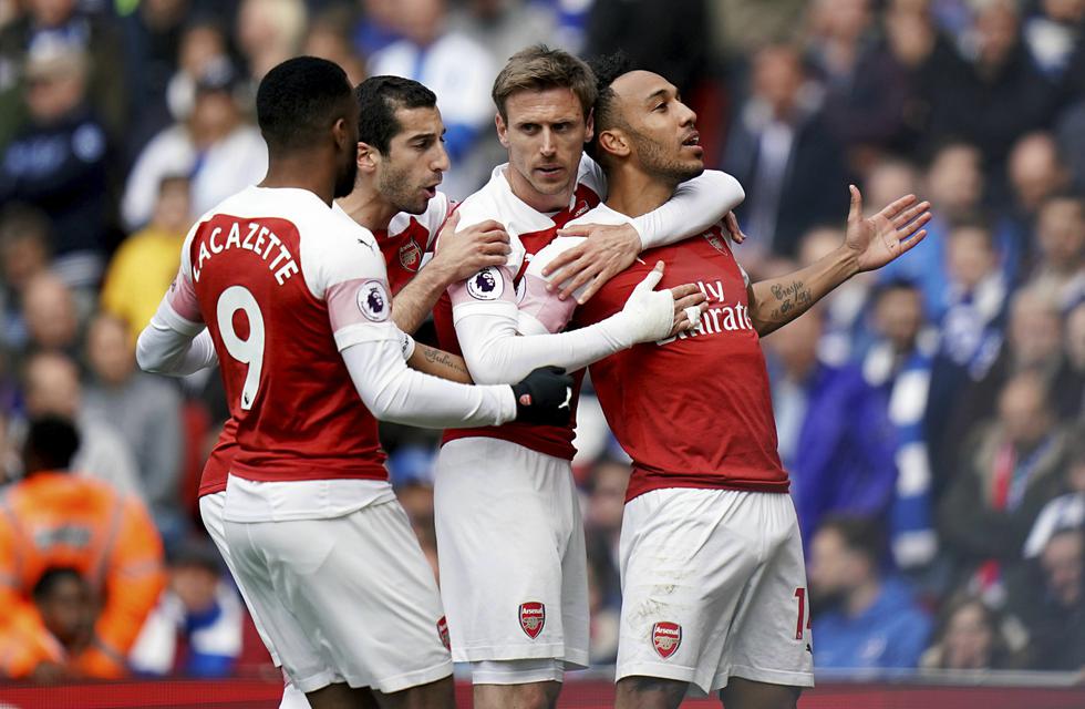 Arsenal igualó 1-1 contra el Brighton por la Premier League en el Emirates Stadium. (AP)