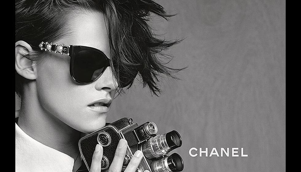 Kristen Stewart es la nueva imagen de gafas Chanel. (Cortesía: Chanel)