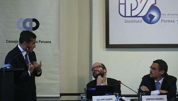 IPYS exhortó a Humala a honrar su palabra de respetar la libertad de expresión. (USI)