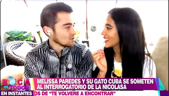 Rodrigo Cuba y Melissa Paredes brindaron una divertida entrevista para En boca de todos. (América)