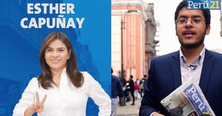 Esther Capuñay, candidato a la Alcaldía de Lima de Unión Por el Perú