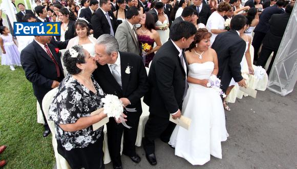 En los distritos de Lima Metropolitana, destaca Santiago de Surco con mayor número de matrimonios inscritos.