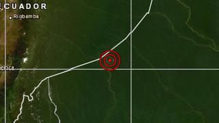 Loreto: sismo de magnitud 4,8 se produjo en Pastaza, según el IGP